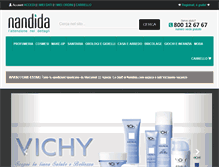 Tablet Screenshot of nandida.com